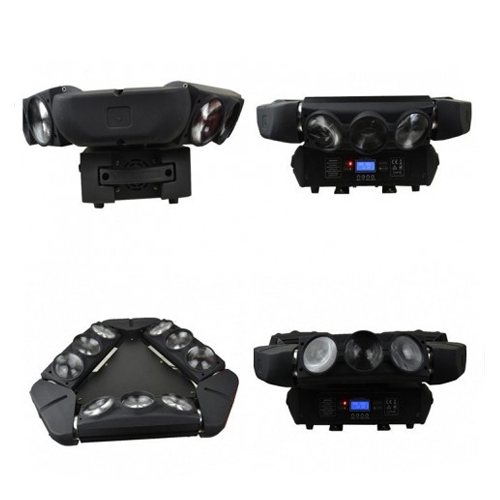 9 LED Triangle Moving Head